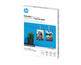 HP Everyday Photo Paper, Glossy, 52 lb, 5 x 7 in. (127 x 178 mm), 60 sheets CH097A