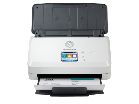 HP Scanjet Pro N4000 Snw1 Duplex Desktop Document Scanner, White (6FW08A#BGJ) | Quill