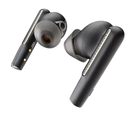Poly Voyager Free 60+ UC Carbon Black Earbuds +BT700 USB-C Adapter +Touchscreen Charge Case