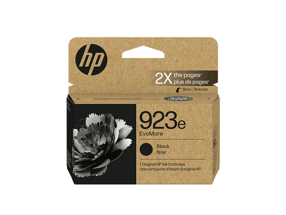 Photos - Ink & Toner Cartridge HP 923e EvoMore Black Original Ink Cartridge, 4K0T7LN 4K0T7LN