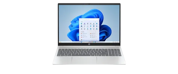 HP OmniBook 5 Laptop 16, Windows 11 Home, 16", Intel® Core™ 5, 16GB RAM, 512GB SSD, 2K, Glacier silver