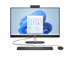 HP All-in-One 27-cr0015m PC, Windows 11 Home, 27", AMD Ryzen™ 3, 8GB RAM, 256GB SSD, FHD, Jet black