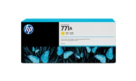 HP 771A 775-ml Yellow DesignJet Ink Cartridge, B6Y18A