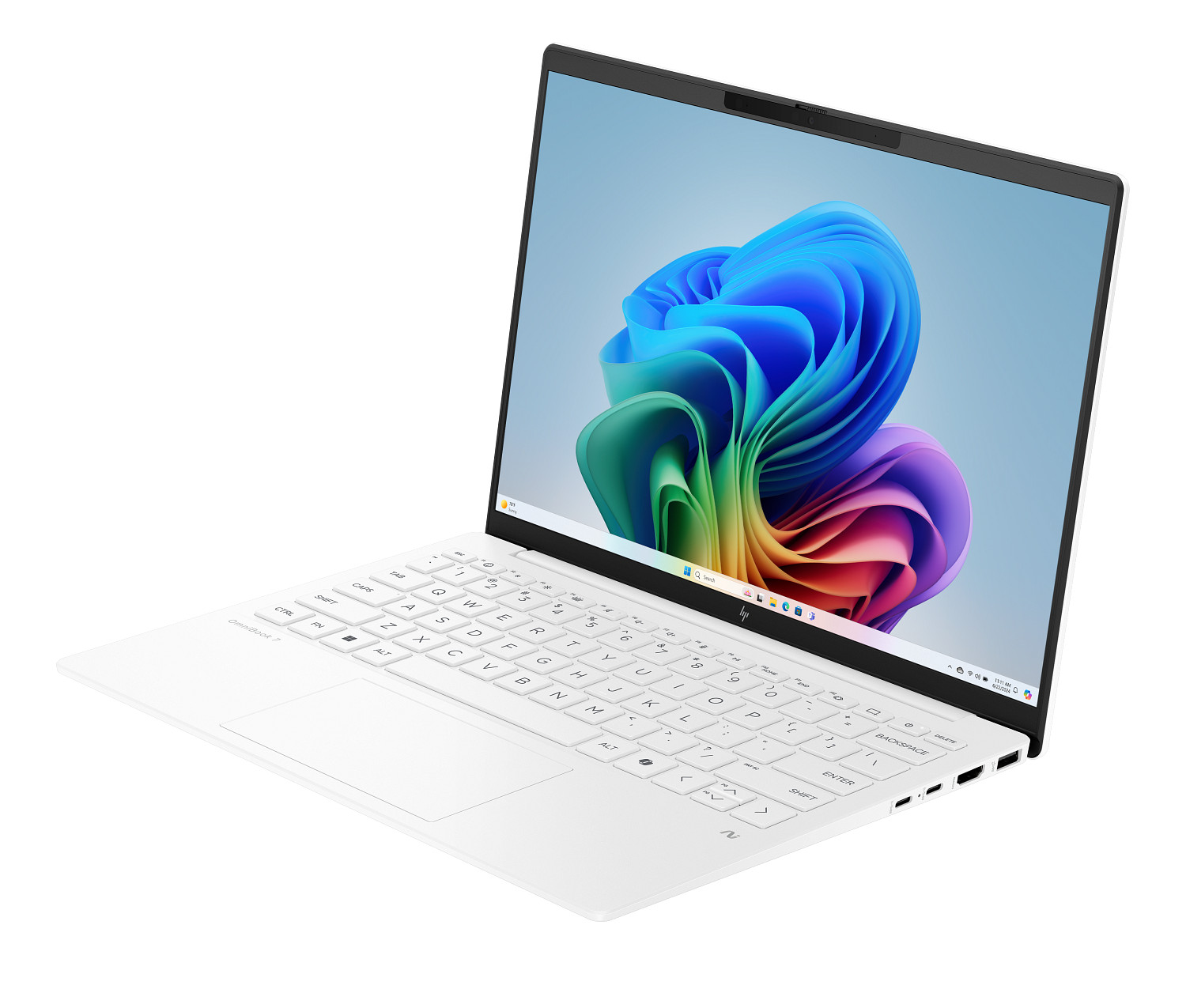 HP OmniBook 7 Aero Laptop Next Gen AI 13-bg1077nr 13.3", Windows 11 Home, AMD Ryzen™ AI 7, 32GB RAM, 1TB SSD, WQXGA, Ceramic white