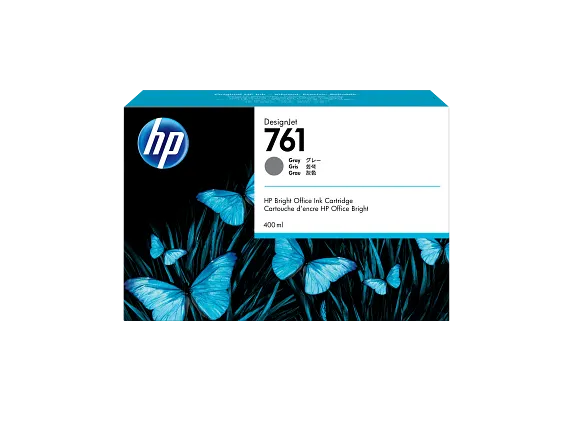 HP DESIGNJETシリーズ インク全色 761 HP® 761 400-ml Gray DesignJet Ink Cartridge (CM995A)