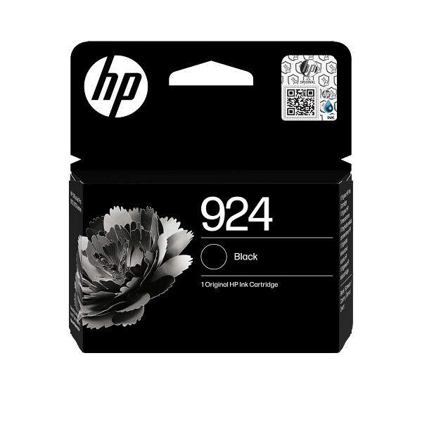 HP 924 Black Original Ink Cartridge 4K0U6-80005 4K0U6NE