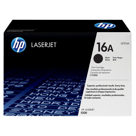 HP 16A Q7516A Fekete toner / festékkazetta Laserjet 5200 nyomtatóhoz (12000 old.)