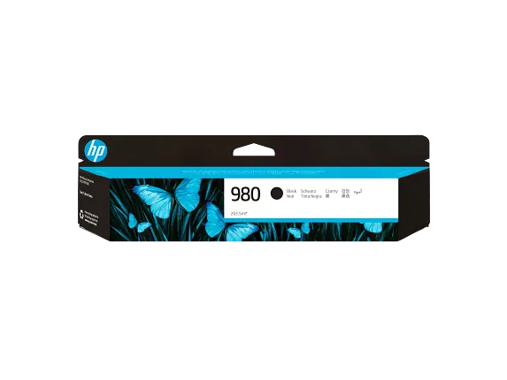 Ink Supplies, HP 980 Black Original Ink Cartridge, D8J10A