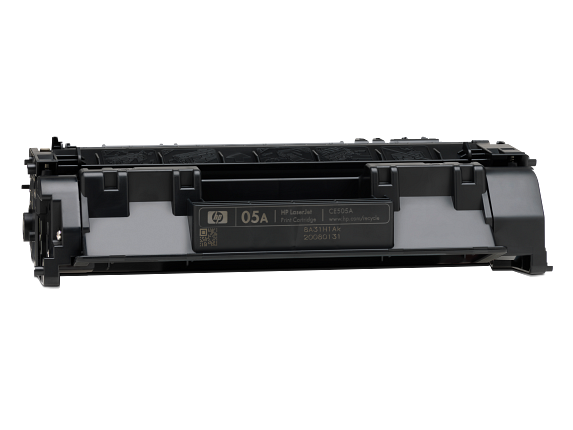 HP 05A Black Original LaserJet Toner Cartridge, CE505A