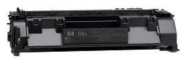 HP 05A Black Original LaserJet Toner Cartridge, CE505A