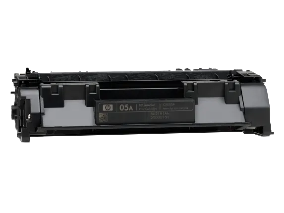 HP 05A Black Original LaserJet Toner Cartridge, CE505A