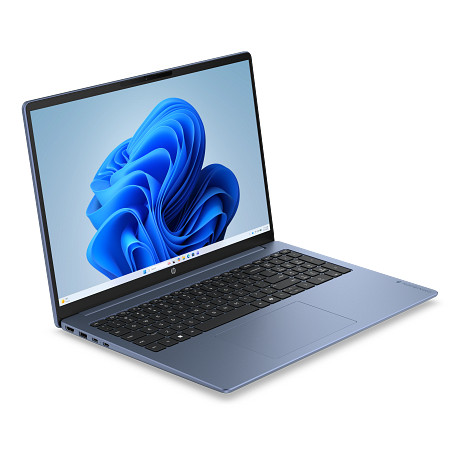 HP OmniBook 3 16-bu0030nhx Intel Core 5 120U 16inch 2K 16GB DDR5 512GB PCIe W11H Starlit Blue No Power Adapter HU Layout