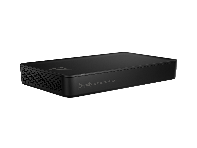 Poly-Studio-G62-VDI27Black-VisID-GrayBG-Catalog-FrontRight