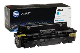 HP 414A Cyan Original LaserJet Toner Cartridge, W2021A