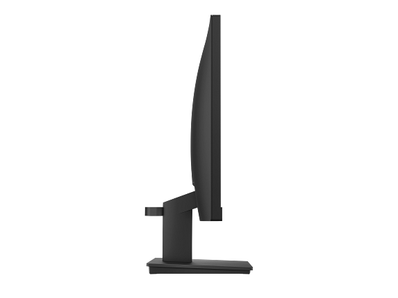 HP Series 3 Pro 21.5 FHD Monitor - 322pf Black Coreset RightProfile WhiteBG