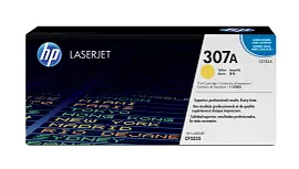 HP 307A Yellow Original LaserJet Toner Cartridge, CE742A