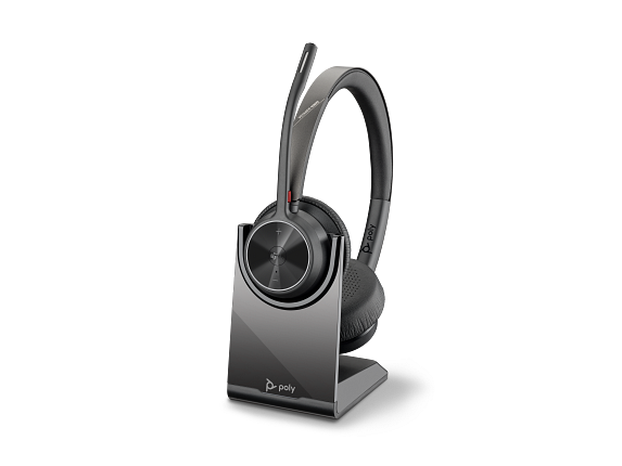 Poly Voyager 4320-M Microsoft Teams Certified Headset +BT700 dongle +Charging Stand