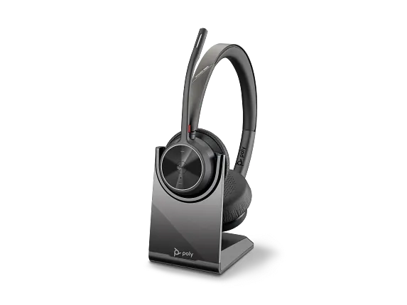 Poly Voyager 4320-M Microsoft Teams Certified Headset +BT700 dongle +Charging Stand