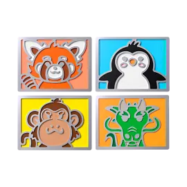 HyperX Badge Pack - Cute Magnetic Badges