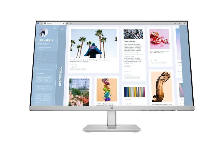 Hp 5 series 524sh monitor sprednji pogled na zaslon