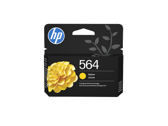 Photos - Ink & Toner Cartridge HP 564 Yellow Original Ink Cartridge, CB320WN#140 CB320WN#140