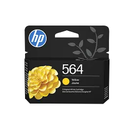 HP 564 Yellow Original Ink Cartridge, CB320WN#140