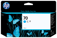 HP 70 130-ml Cyan DesignJet Ink Cartridge