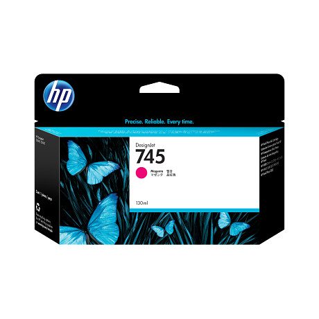 HP 745 bíbor tintapatron eredeti F9J95A Z2600 Z5600 130 ml