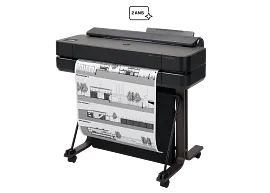HP DesignJet T650 Large Format 36" Plotter Printer – High-Speed, CAD & Poster Printer with Auto Sheet Feeder, Media Bin & Stand and 2 year warranty