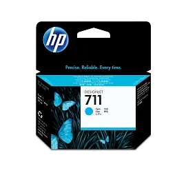HP 711 29-ml Cyan DesignJet Ink Cartridge, CZ130A