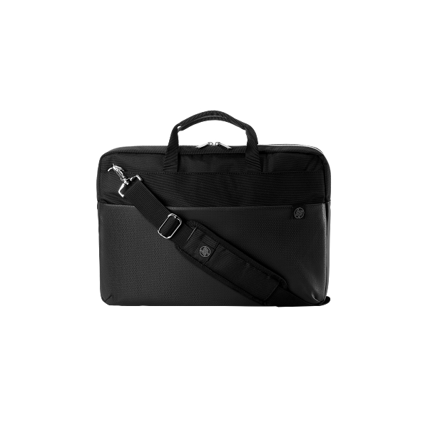 18 C1 Wave 2 - HP Accent Briefcase, Silver Accents