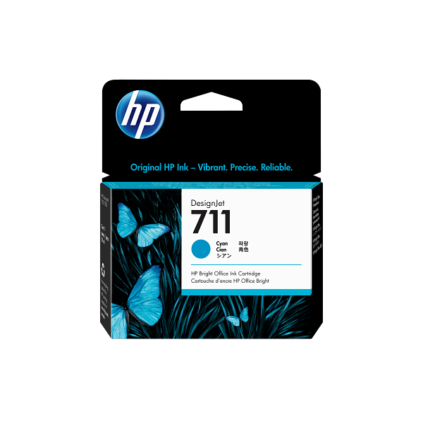 HP 711 29-ml Cyan DesignJet Ink Cartridge