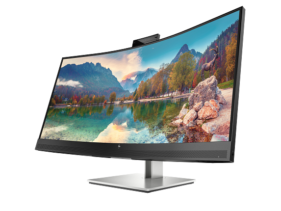 HP E34m G4 WQHD Curved USB-C Conferencing Monitor 34