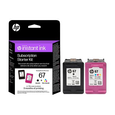 HP Instant Ink P2 67 HP Store Subscription Starter Kit