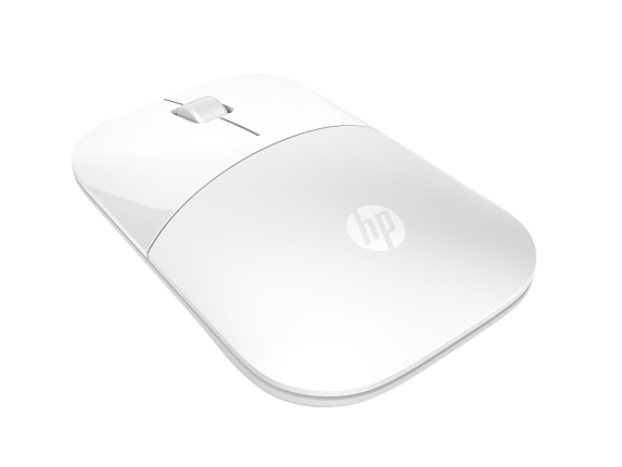 2c16 - HP Wireless Mouse Z3700 Snow White, matte/glossy finish Catalog, Rear Left Facing