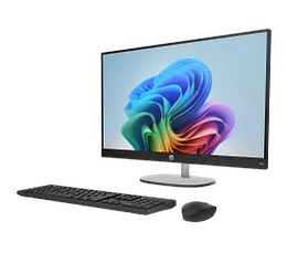 HP All-in-One Desktop Next Gen AI 27-ct2075m PC, Windows 11 Home, 27", AMD Ryzen™ AI 7, 16GB RAM, 512GB SSD, FHD, Jet black