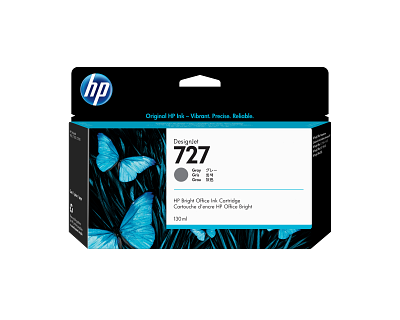 HP 727 130-ml Gray DesignJet Ink Cartridge