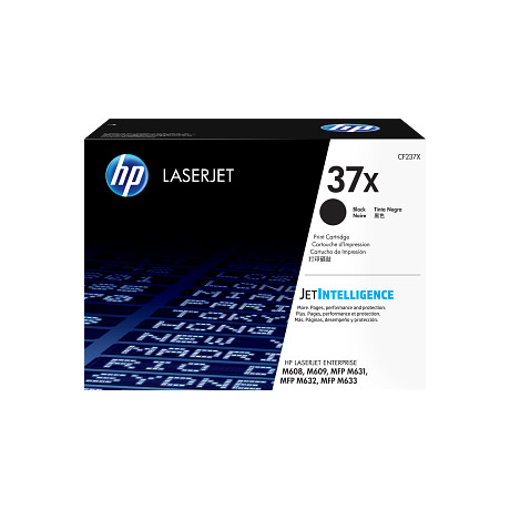 HP 37X CF237X nagy kapacitású fekete eredeti LaserJet toner kazetta  M608 M609  M631 M632