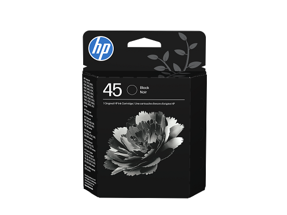 Photos - Ink & Toner Cartridge HP 45 Black Original Ink Cartridge, 51645A#140 51645A#140