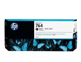 HP 764 300-ml Matte Black DesignJet Ink Cartridge, C1Q16A