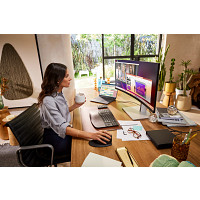 HP 8K157E9 Series 7 Pro 734pm (34 hüvelyk) 3440x1440@120Hz USB-C ívelt konferenciamonitor 5év garanciával