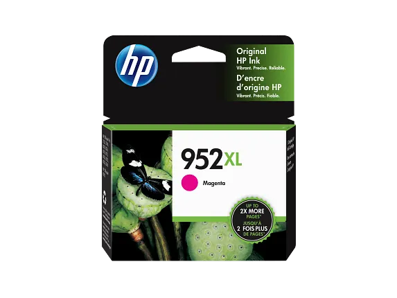 Ink Supplies, HP 952XL High Yield Magenta Original Ink Cartridge, L0S64AN#140
