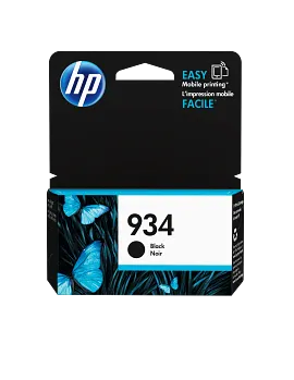 HP 934 Black Original Ink Cartridge, C2P19AN#140