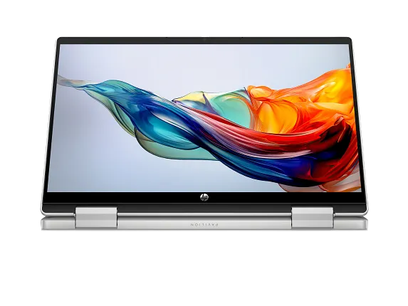Series 7 of 8 HP Home Laptop PCs, HP Pavilion x360 2-in-1 Laptop 14, Windows 11 Home, 14", Touch screen, Intel® Core™ 7, 16GB RAM, 256GB SSD, FHD, Natural silver