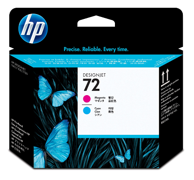 HP 72 Magenta and Cyan DesignJet Printhead
