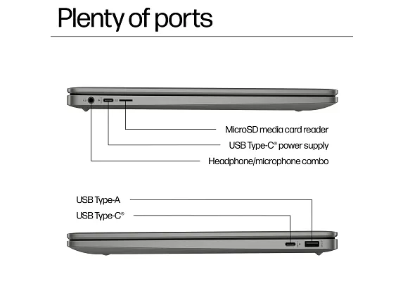 HP Chromebook 15.6 inch 15a-nb0000, цвет: Intel Core N-Series, 8 Gb, 128 Gb — фото 8
