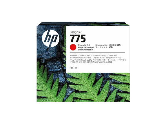 Ink Supplies, HP 775 500ml Chromatic Red DesignJet Ink Cartridge