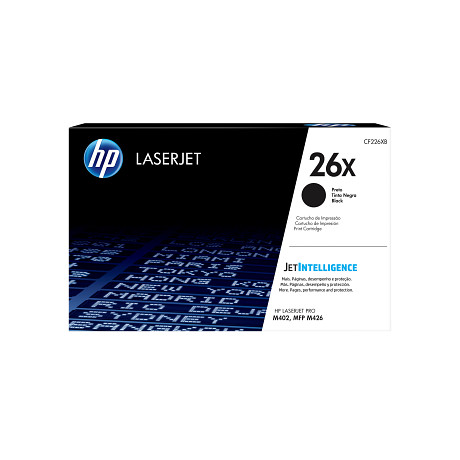 HP 26X CF226X nagy kapacitású fekete eredeti LaserJet M402 M426 tonerkazetta (9000 old.)
