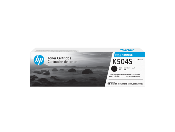Samsung CLT-K504S Black Toner Cartridge, SU162A