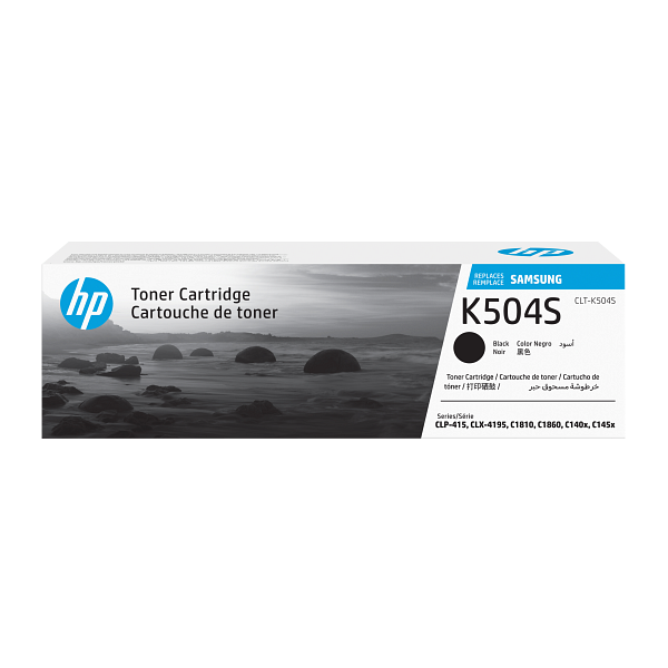 HP K504S Black Toner Cartridge CLT-K504S SU158-00001a WW